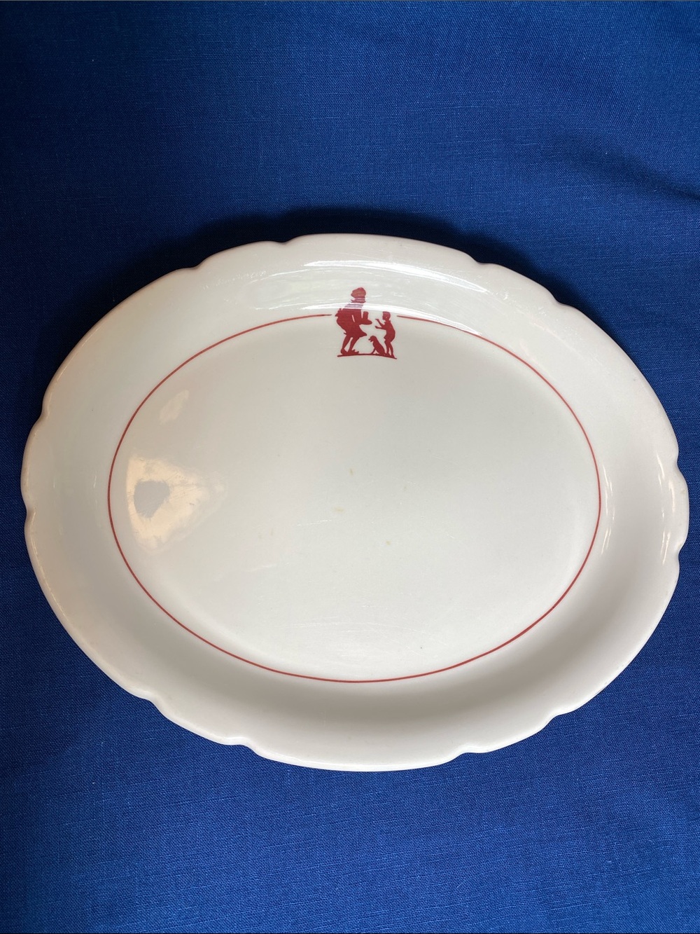 Howard Johnson’s Vintage Oval Platter by Walker China